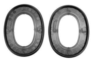 Black snap-in adapter plates compatible with Peltor Optime headsets